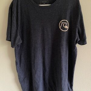 Quiksilver Black Short Sleeve Tee Casual Cotton
